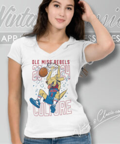 Ole Miss Rebels Basketball Culture V Neck TShirt