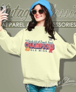 Ole Miss Rebels 2023 Peach Bowl Champions Shirt 4 Ole Miss Rebels 2023 Peach Bowl Champions Sweatshirt