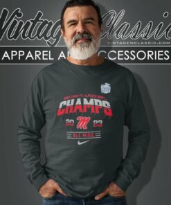 Ole Miss Rebels Chick Fil A Peach Bowl Champions Long Sleeve Tee