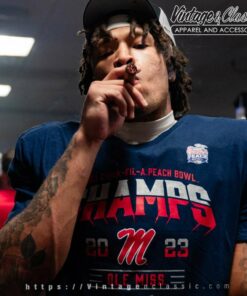 Ole Miss Rebels Chick Fil A Peach Bowl Champions Ole Miss Rebels Chick fil A Peach Bowl Champions mens tshirt