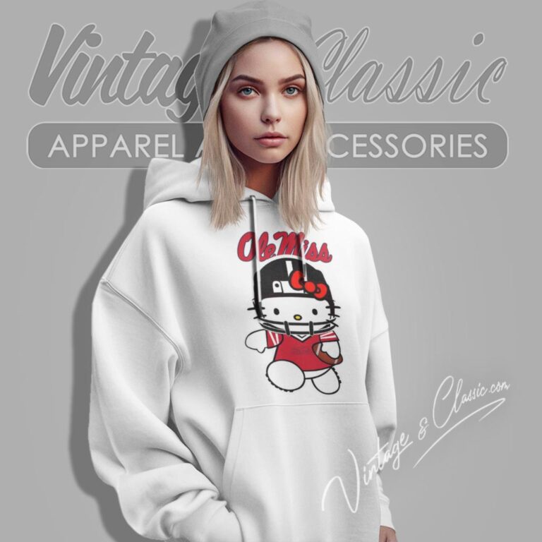 Ole Miss Rebels Hello Kitty Hoodie Ole Miss Rebels Hello Kitty Hoodie