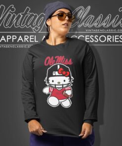 Ole Miss Rebels Hello Kitty Long Sleeve Tee