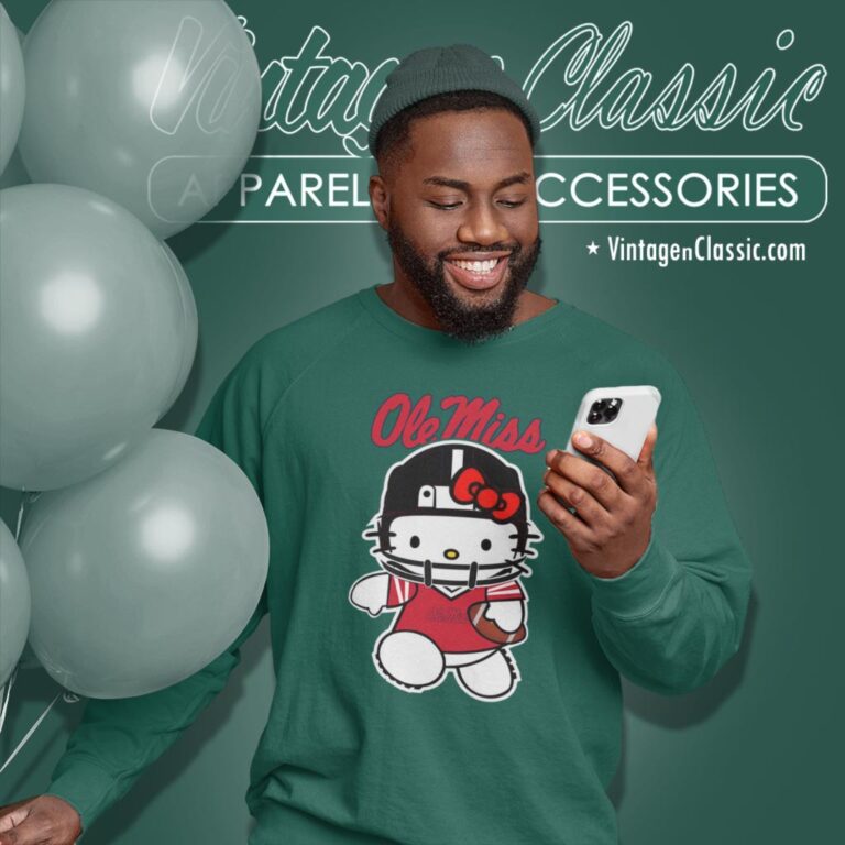 Ole Miss Rebels Hello Kitty Sweatshirt Ole Miss Rebels Hello Kitty Sweatshirt