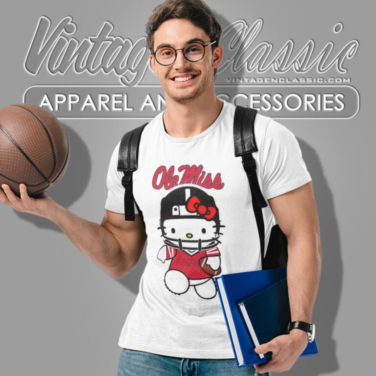Ole Miss Rebels Hello Kitty T Shirt Ole Miss Rebels Hello Kitty T Shirt
