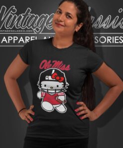 Ole Miss Rebels Hello Kitty Women T Shirt