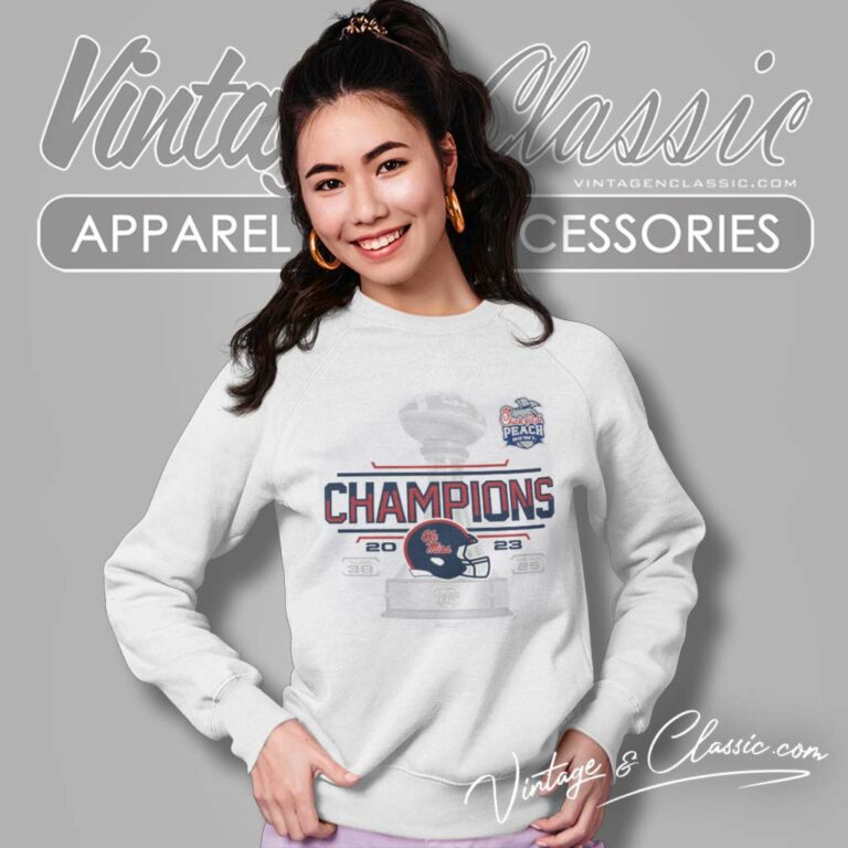 Ole Miss Rebels Peach Bowl Banner Sweatshirt Ole Miss Rebels Peach Bowl Banner Sweatshirt