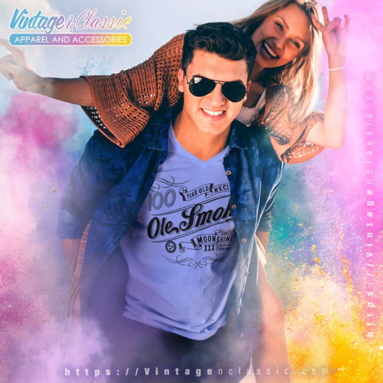 Ole Smoky Moonshine Whiskey V Neck TShirt Ole Smoky Moonshine Whiskey V Neck TShirt