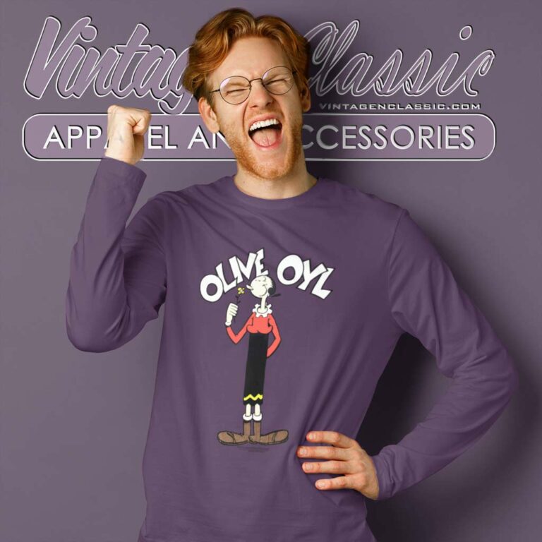 Olive Oyl From Popeye Long Sleeve Tee Olive Oyl From Popeye Long Sleeve Tee