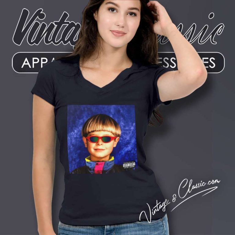 Oliver Tree Alien Boy V Neck TShirt Oliver Tree Alien Boy V Neck TShirt