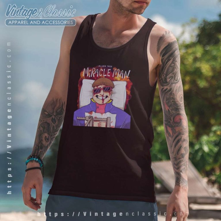 Oliver Tree Miracle Man Tank Top Racerback Oliver Tree Miracle Man Tank Top Racerback