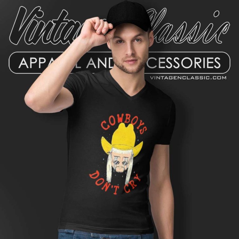 Oliver Tree Shirt Cowboys Do Not Cry V Neck TShirt Oliver Tree Shirt Cowboys Do Not Cry V Neck TShirt