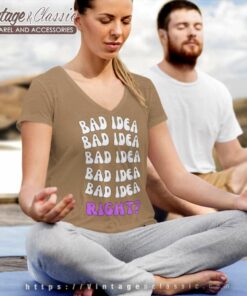 Olivia Rodrigo Bad Idea Right V Neck TShirt