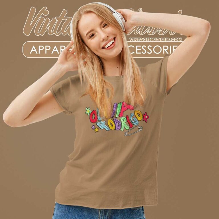 Olivia Rodrigo Embroidered Shirt Women TShirt Olivia Rodrigo Embroidered Shirt Women TShirt