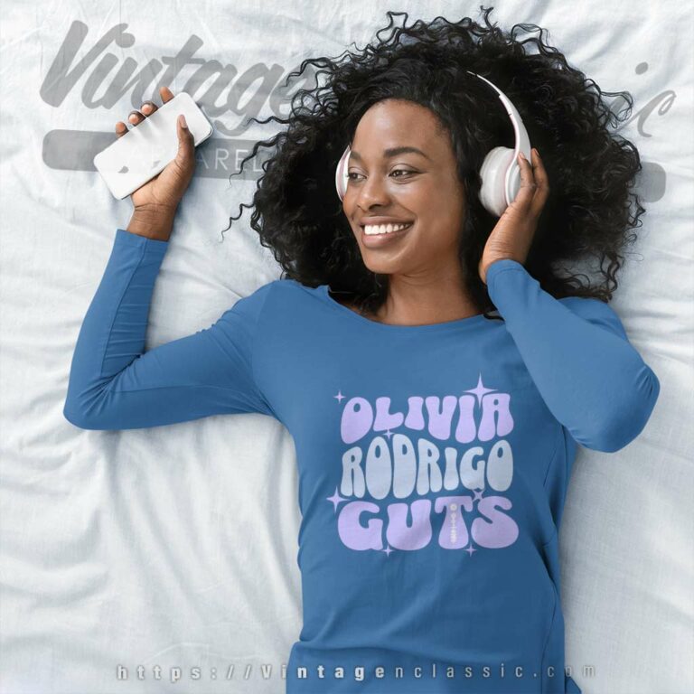 Olivia Rodrigo Graphic Guts Shirt Long Sleeve Tee Olivia Rodrigo Graphic Guts Shirt Long Sleeve Tee