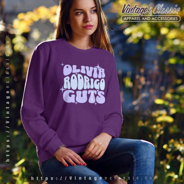 Olivia Rodrigo Graphic Guts Shirt Sweatshirt Olivia Rodrigo Graphic Guts Shirt Sweatshirt