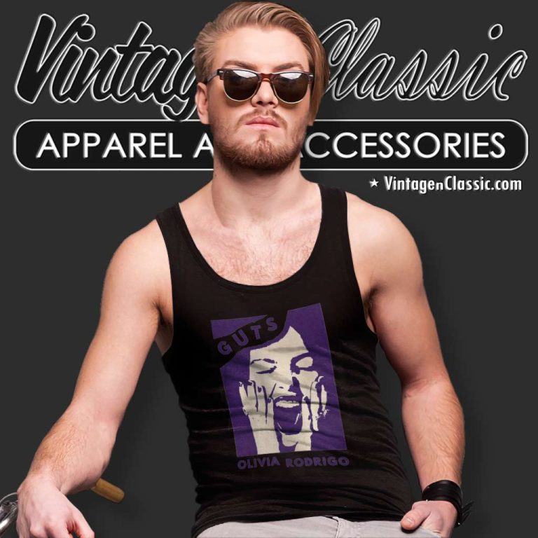 Olivia Rodrigo Guts 90s Tank Top Racerback Olivia Rodrigo Guts 90s Tank Top Racerback