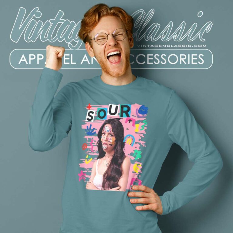 Olivia Rodrigo Sour Shirt Long Sleeve Tee Olivia Rodrigo Sour Shirt Long Sleeve Tee