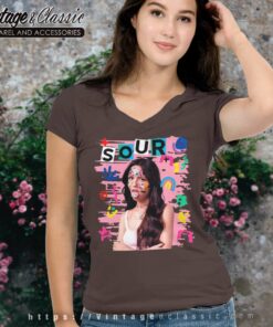 Olivia Rodrigo Sour Shirt V Neck TShirt