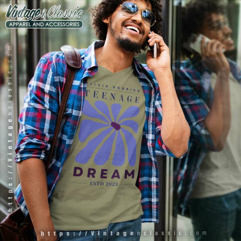 Olivia Rodrigo Teenage Dream Shirt V Neck TShirt Olivia Rodrigo Teenage Dream Shirt V Neck TShirt
