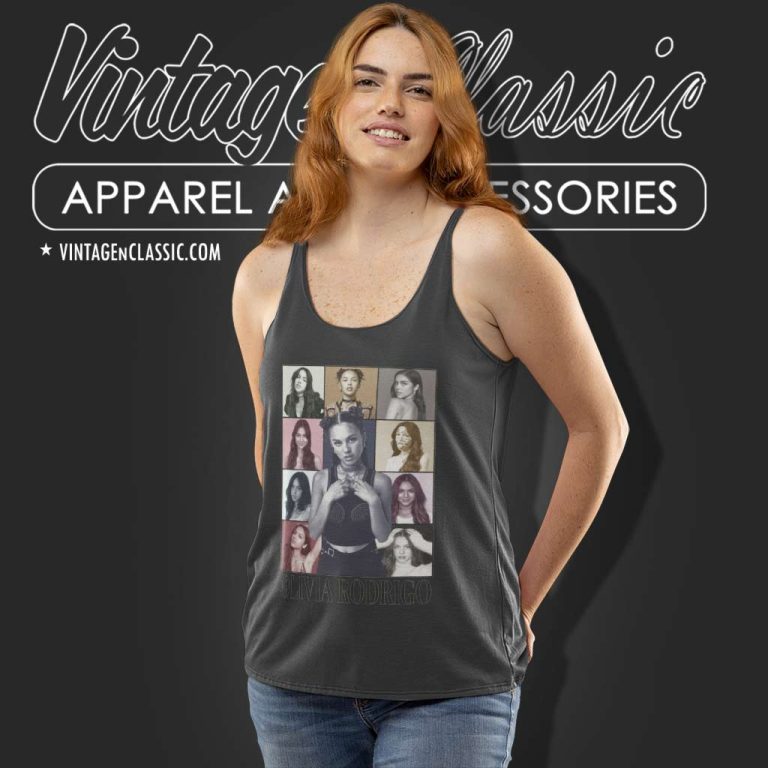 Olivia Rodrigo The Eras Tour Tank Top Racerback Olivia Rodrigo The Eras Tour Tank Top Racerback
