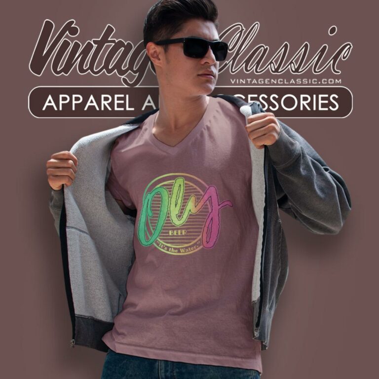 Olympia Beer Its The Water V Neck TShirt Olympia Beer Its The Water V Neck TShirt