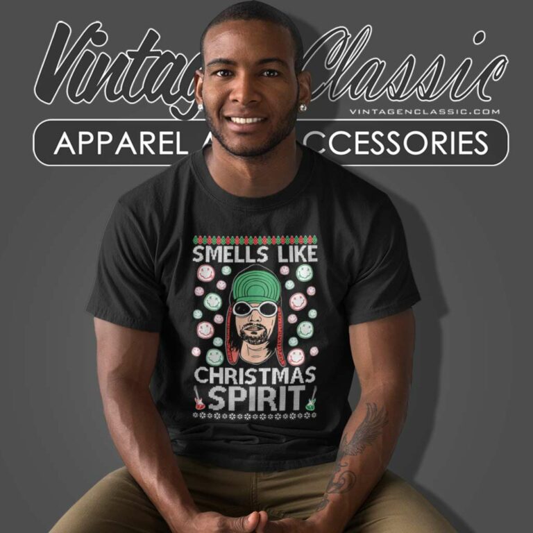 Oncoast Smells Like Christmas Spirit Nirvana T Shirt Oncoast Smells Like Christmas Spirit Nirvana T Shirt