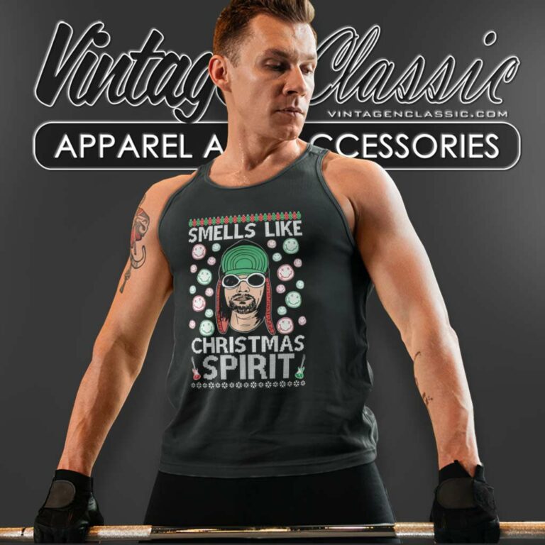 Oncoast Smells Like Christmas Spirit Nirvana Tank Top Racerback Oncoast Smells Like Christmas Spirit Nirvana Tank Top Racerback
