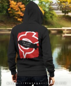 Ondgas Black The World Is Yours It's Just Paper Ijp Shirt Hoodie Back Side