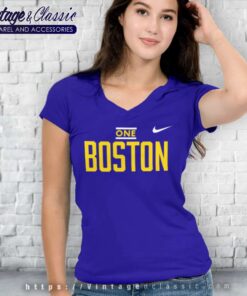 One Boston Shirts Honor Of One Boston Day Anniversary V Neck TShirt