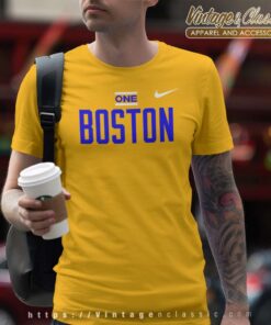One Boston Shirts One Boston Day Gold T Shirt