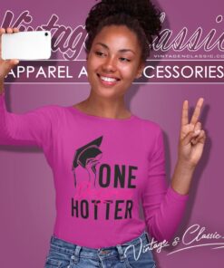 One Degree Hotter High School College Graduation Long Sleeve Tee