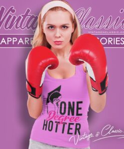 One Degree Hotter High School College Graduation Tank Top Racerback