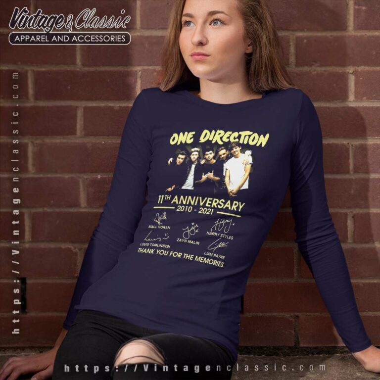 One Direction 11th Anniversary Long Sleeve Tee One Direction 11th Anniversary Long Sleeve Tee