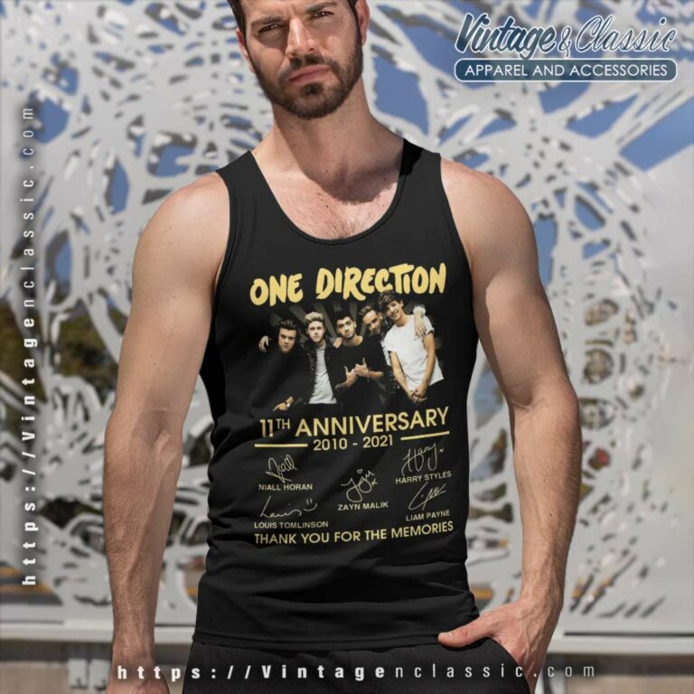 One Direction 11th Anniversary Tank Top Racerback One Direction 11th Anniversary Tank Top Racerback