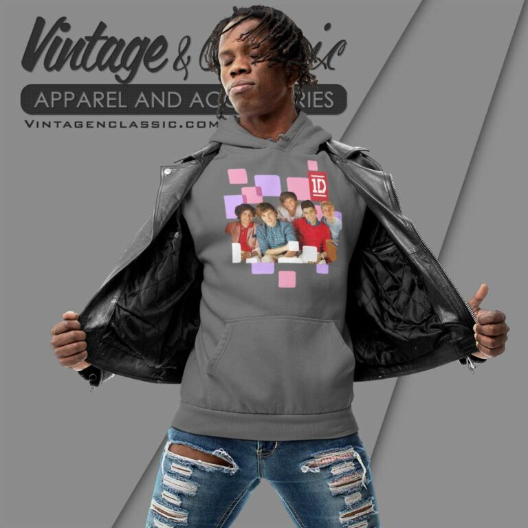 One Direction Squares Juniors Hoodie One Direction Squares Juniors Hoodie