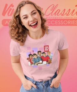 One Direction Squares Juniors Women TShirt