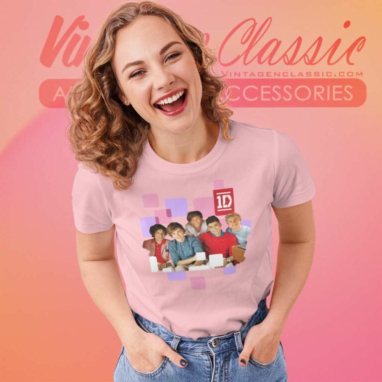 One Direction Squares Juniors Women TShirt One Direction Squares Juniors Women TShirt