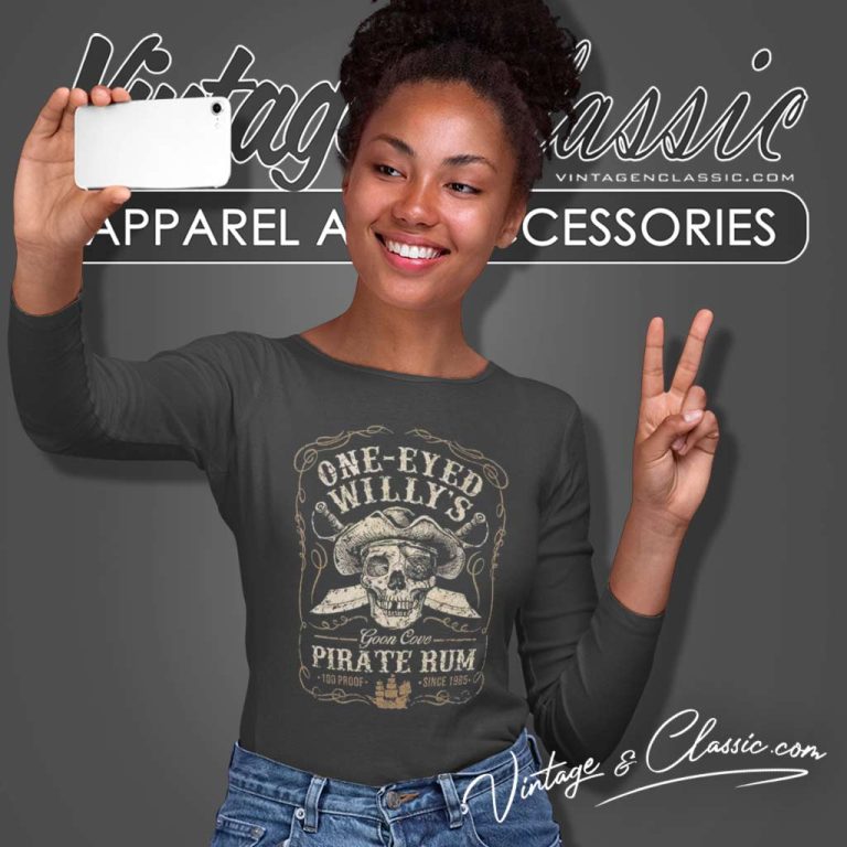 One Eyed Willys Pirate Rum Long Sleeve Tee One Eyed Willys Pirate Rum Long Sleeve Tee