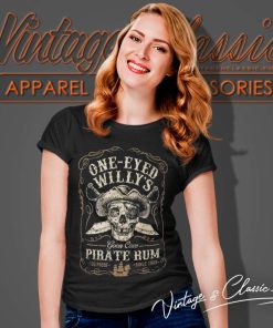 One Eyed Willys Pirate Rum Women TShirt