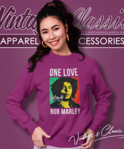 One Love Bob Marley 2024 Signature Sweatshirt