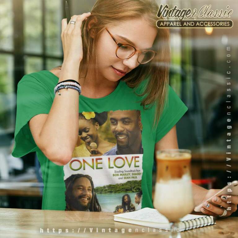 One Love Bob Marley Shaggy Sean Paul Women TShirt One Love Bob Marley Shaggy Sean Paul Women TShirt