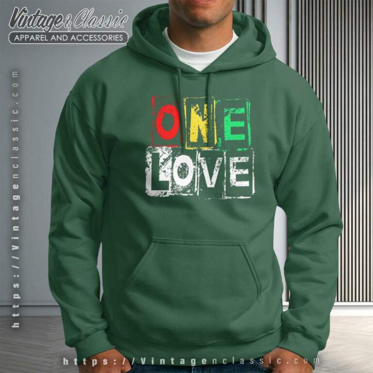 One Love Jamacia Bob Marley Hoodie One Love Jamacia Bob Marley Hoodie
