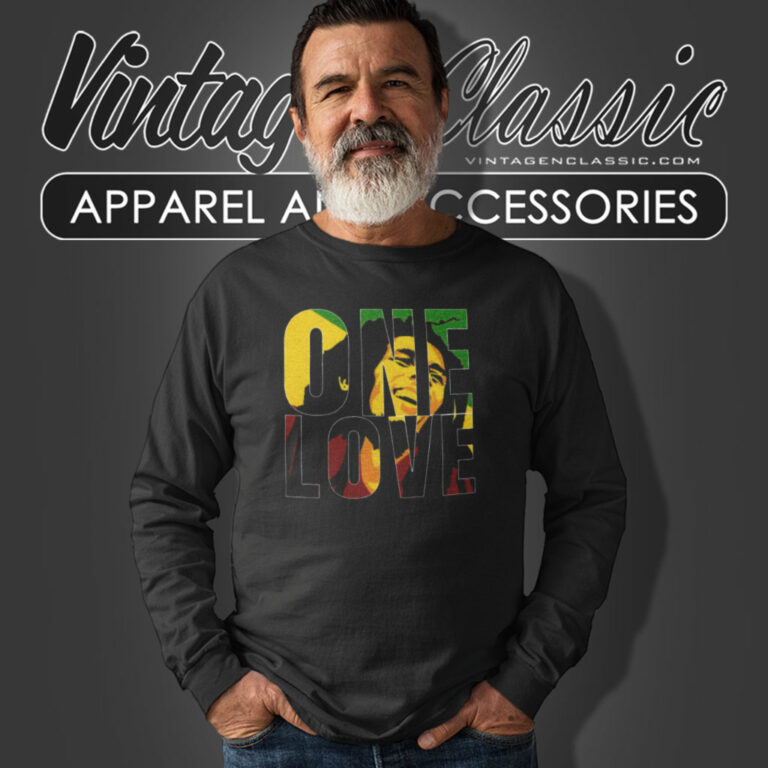 One Love Movie Bob Marley Long Sleeve Tee One Love Movie Bob Marley Long Sleeve Tee