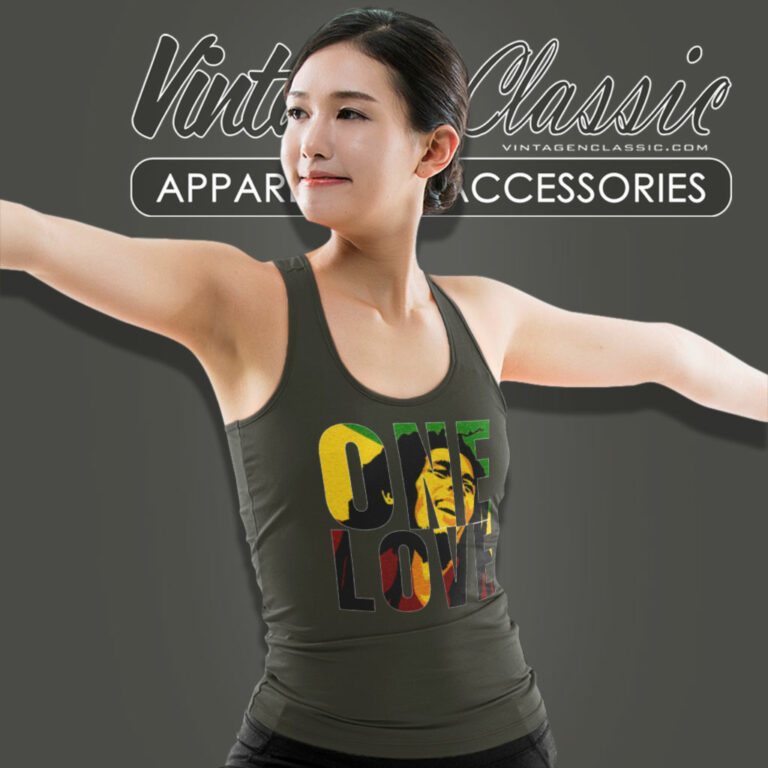 One Love Movie Bob Marley Tank Top Racerback One Love Movie Bob Marley Tank Top Racerback