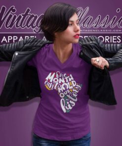 One Month Cant Hold Our History Shirt Black History V Neck TShirt