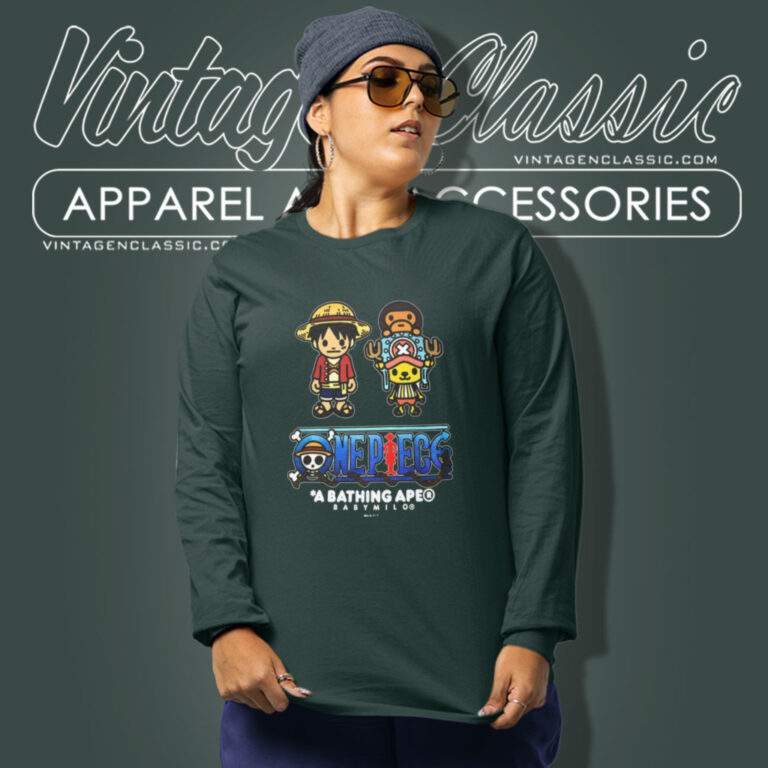One Piece Luffy And Chopper X Milo Long Sleeve Tee One Piece Luffy And Chopper X Milo Long Sleeve Tee
