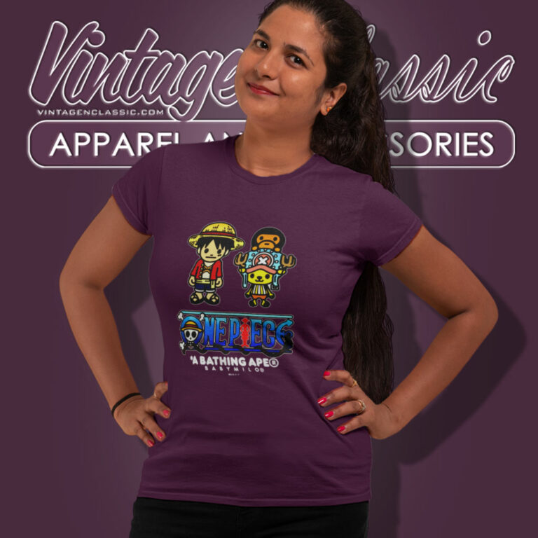 One Piece Luffy And Chopper X Milo Women T Shirt One Piece Luffy And Chopper X Milo Women T Shirt