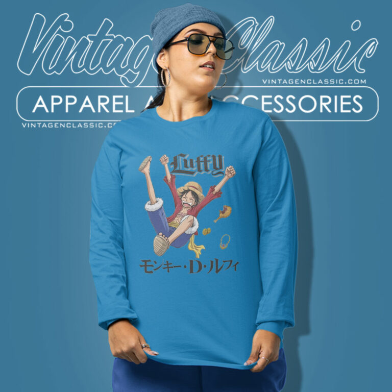 One Piece Monkey Dluffy Long Sleeve Tee One Piece Monkey Dluffy Long Sleeve Tee