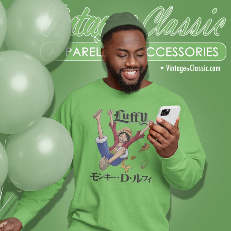 One Piece Monkey Dluffy Sweatshirt One Piece Monkey Dluffy Sweatshirt