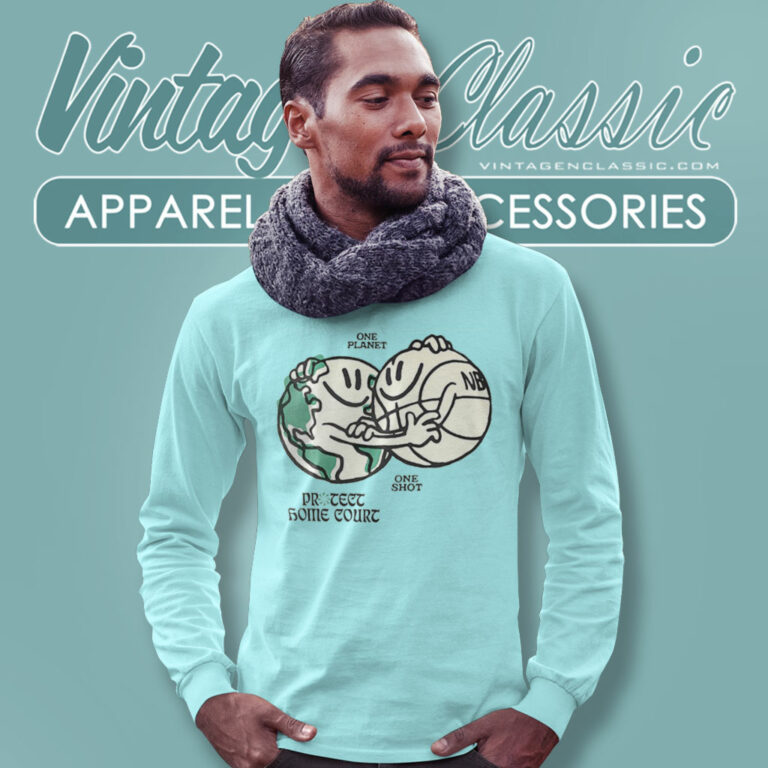 One Planet One Shot Protect Home Court Long Sleeve Tee One Planet One Shot Protect Home Court Long Sleeve Tee